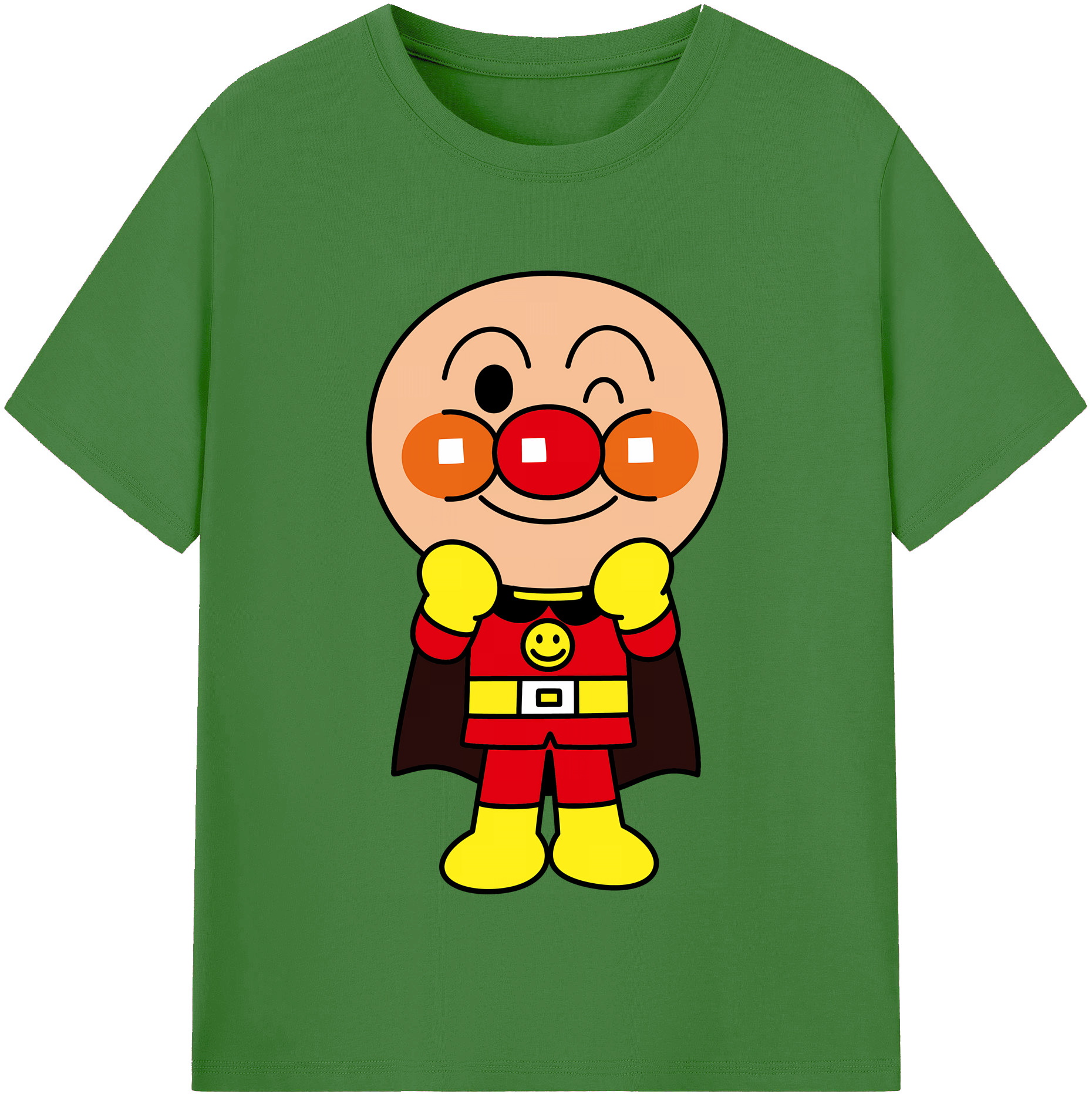 （画像用） アンパンマン Anpanman レディースカジュアルプリントTシャツ（綿100％）